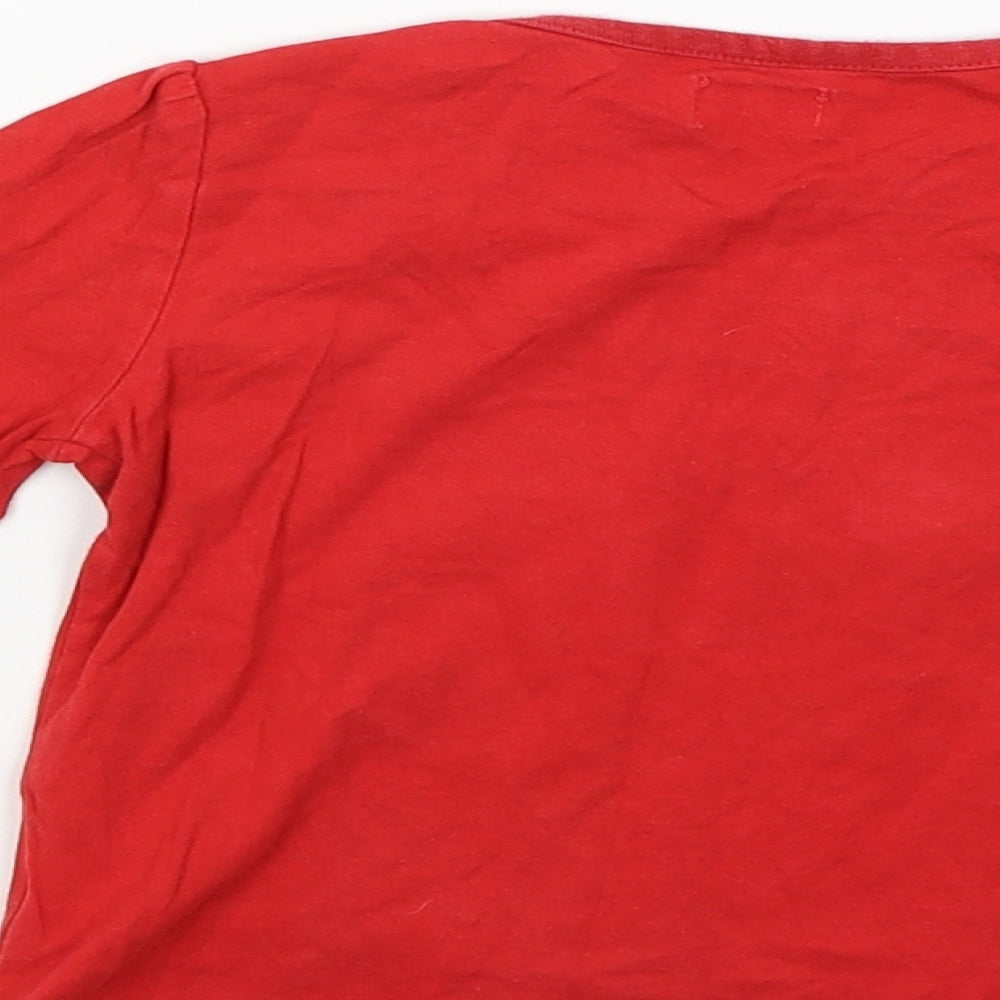F&F Girls Red   Basic T-Shirt Size 2-3 Years