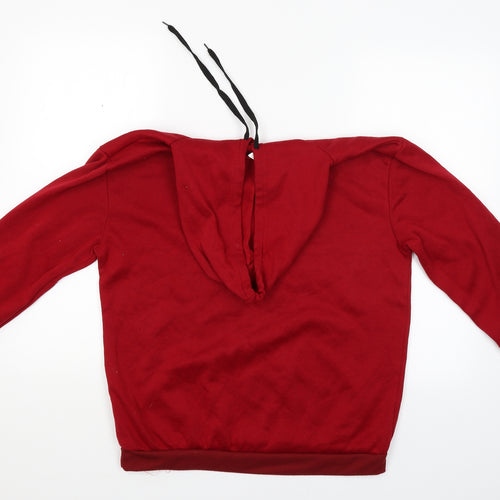 Preworn Womens Red   Pullover Hoodie Size XL