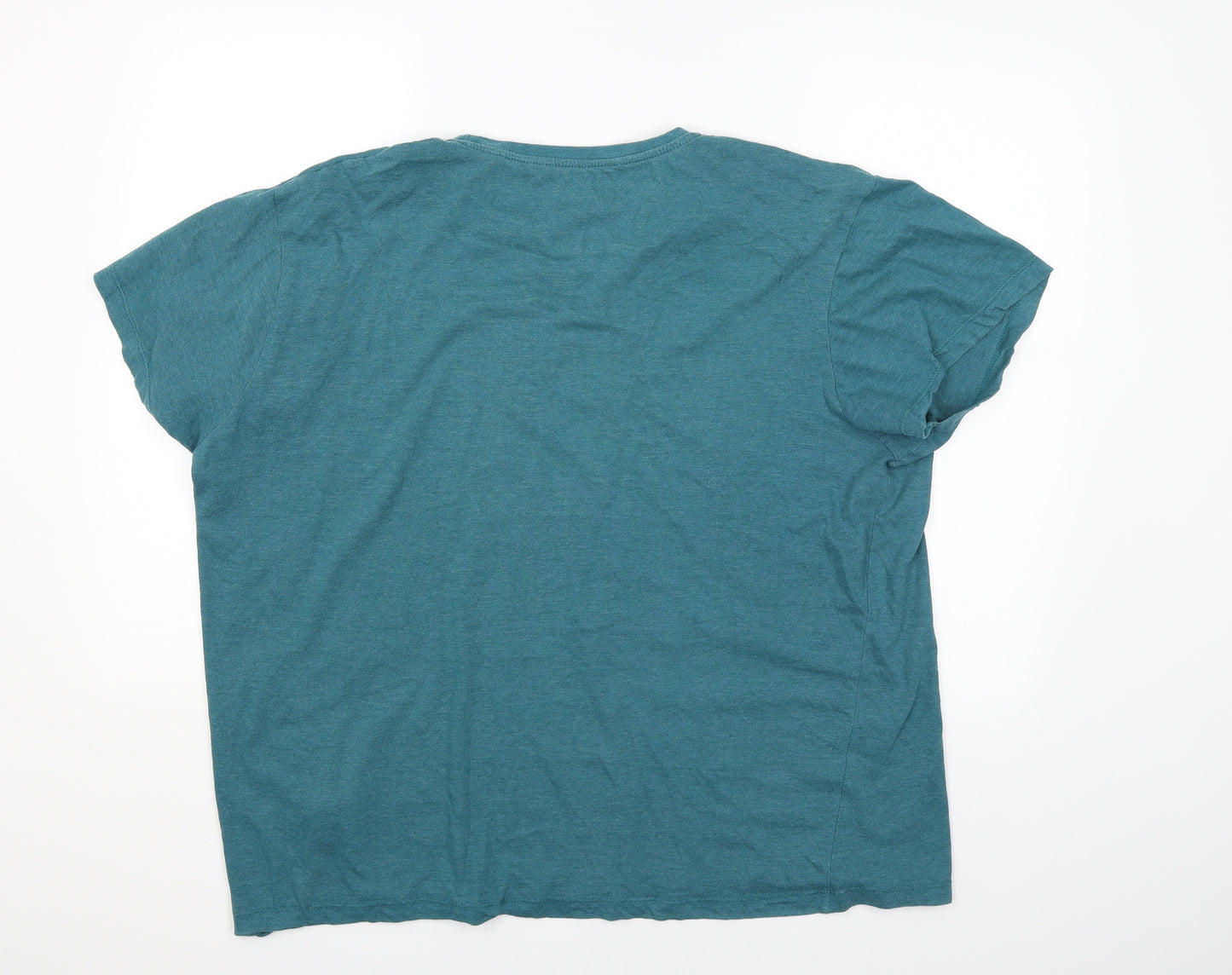 Cedar Wood State Mens Green    T-Shirt Size 2XL