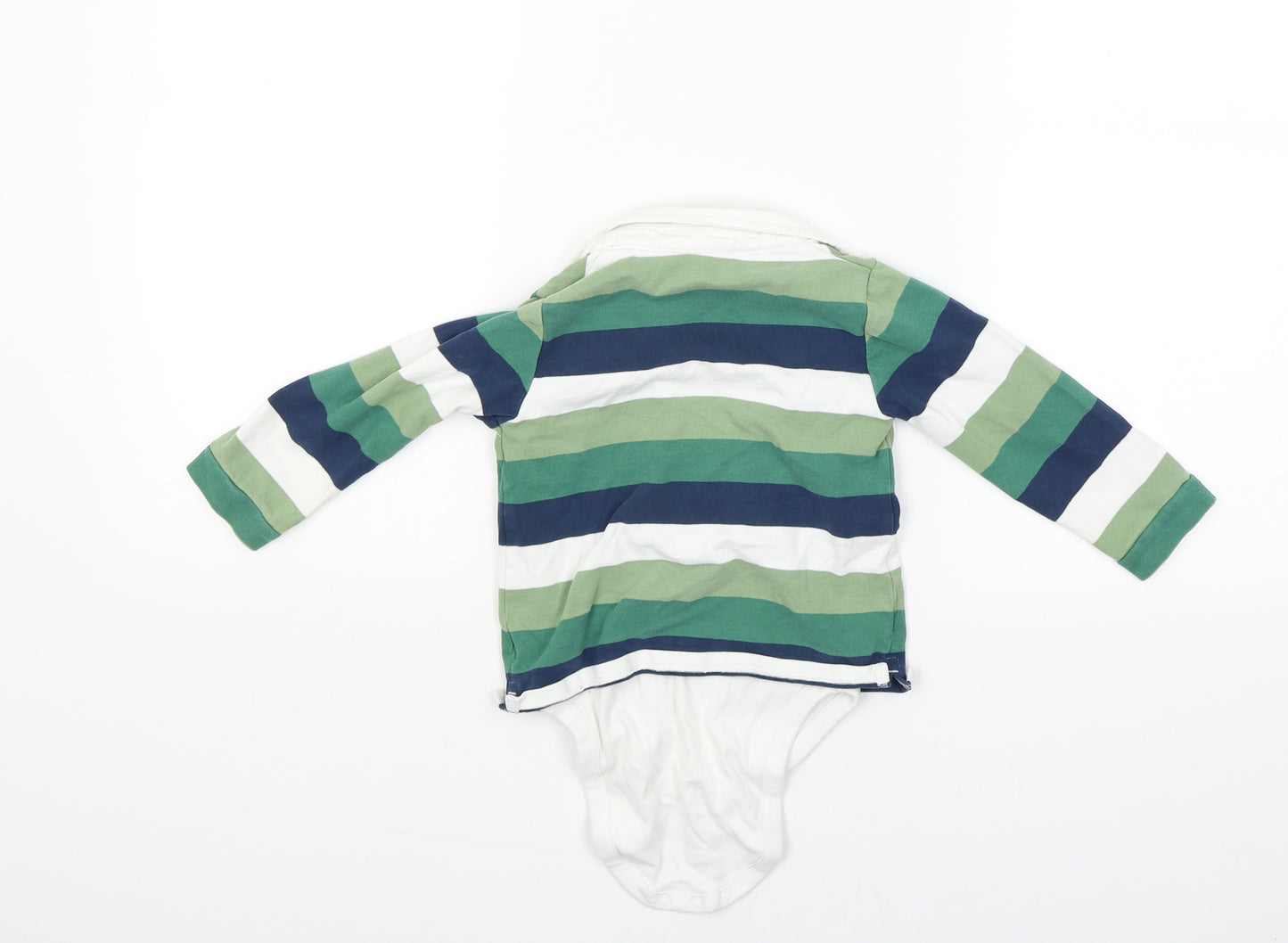 NEXT Boys Multicoloured Striped  Babygrow One-Piece Size 12-18 Months