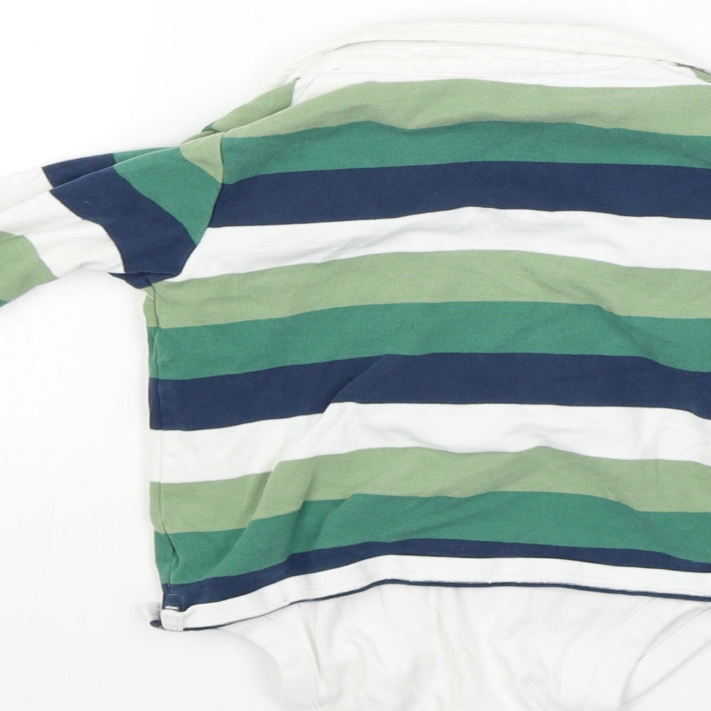 NEXT Boys Multicoloured Striped  Babygrow One-Piece Size 12-18 Months