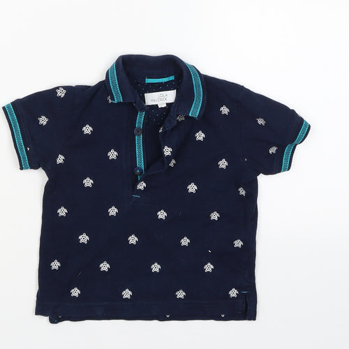 LOLA MAVERICK Boys Blue   Basic T-Shirt Size 12-18 Months