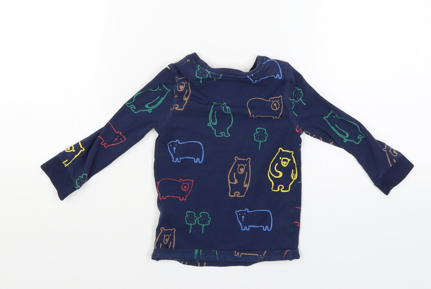 M&S Boys Blue   Basic T-Shirt Size 12-18 Months