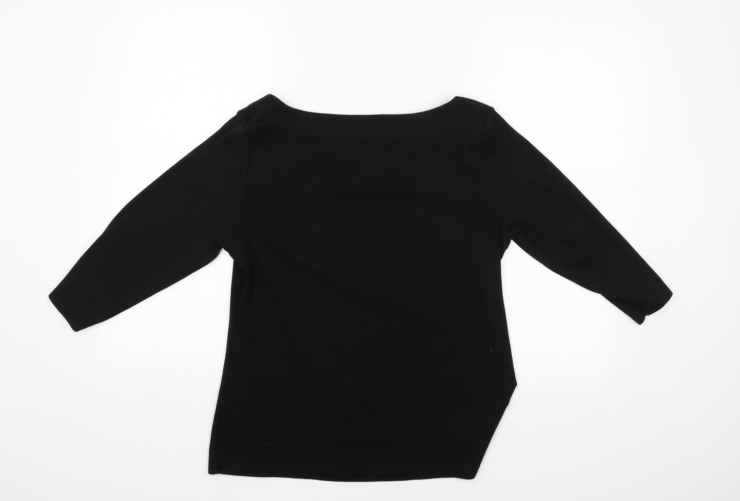 Nutmeg Womens Black   Basic Blouse Size 16