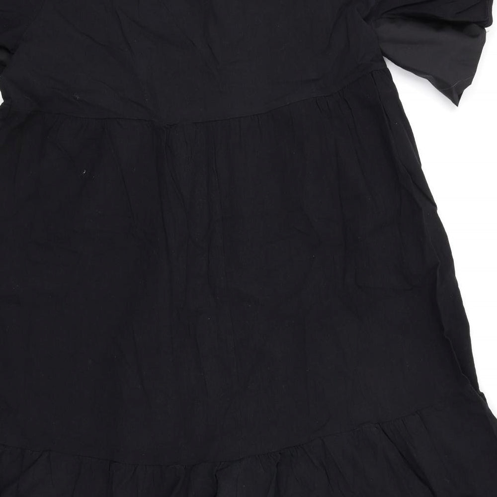 Preworn Womens Black   T-Shirt Dress  Size 3XL