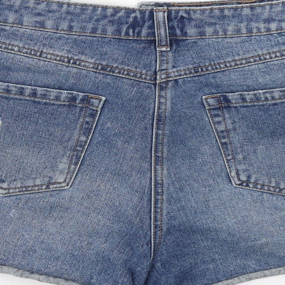 Denim Womens Blue   Hot Pants Shorts Size 14