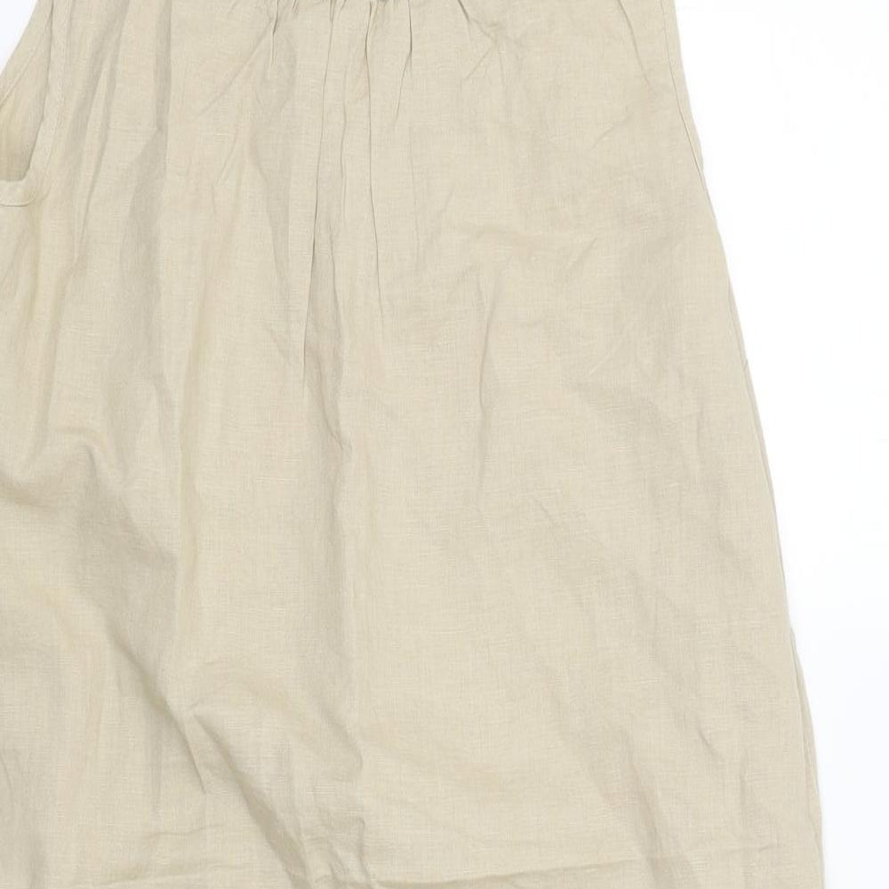 F&F Womens Beige   Tank Dress  Size 14