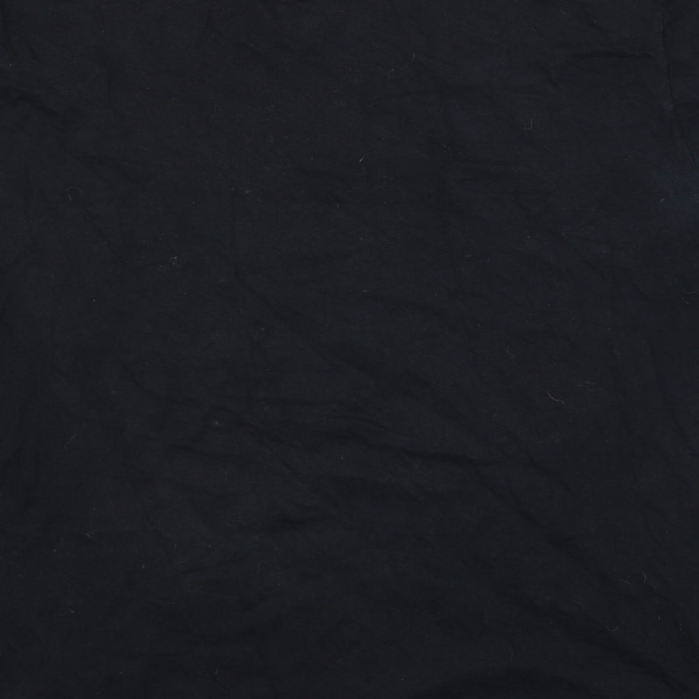 Gildan Mens Black    T-Shirt Size XL