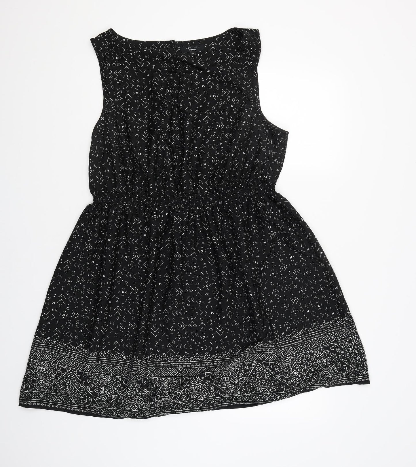 New Look Womens Black   Tank Dress  Size 20