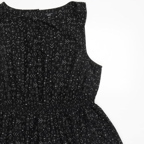 New Look Womens Black   Tank Dress  Size 20