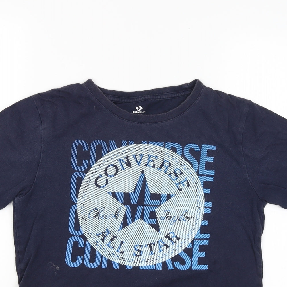 Converse Boys Blue   Basic T-Shirt Size 8-9 Years