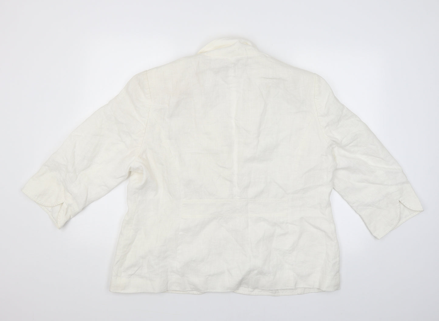 J Taylor Womens White   Jacket  Size 20