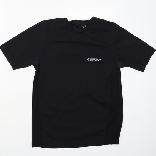 Jockey Sport Womens Black   Basic T-Shirt Size M