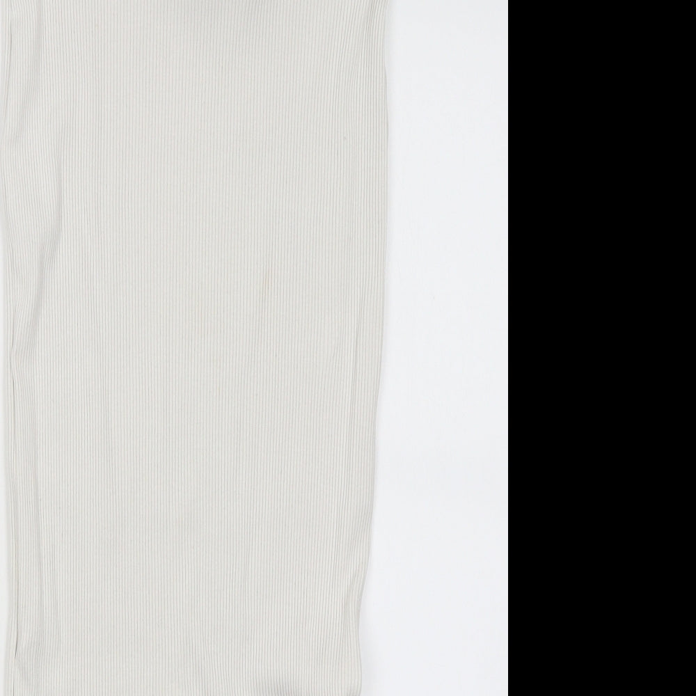 H&M Womens White   Straight & Pencil Skirt Size M