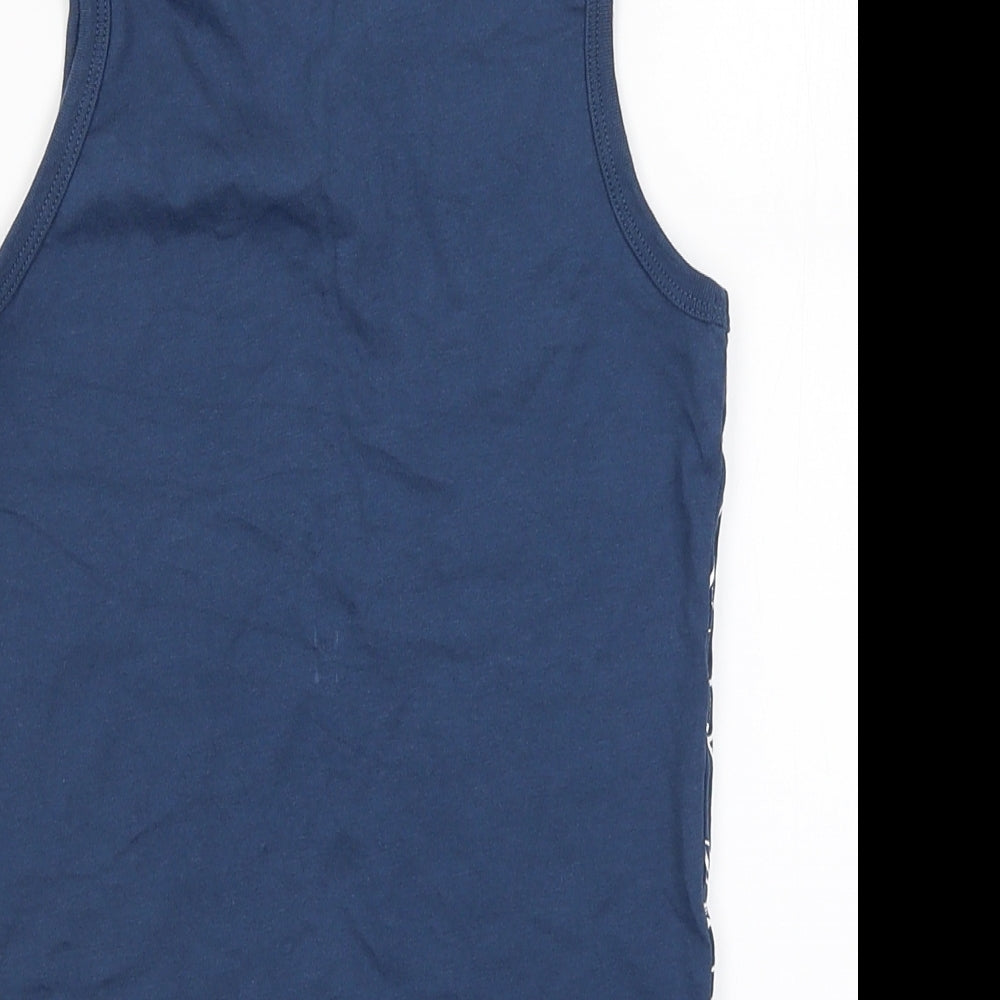 H&M Boys Blue   Basic T-Shirt Size 7-8 Years  - Venice Beach