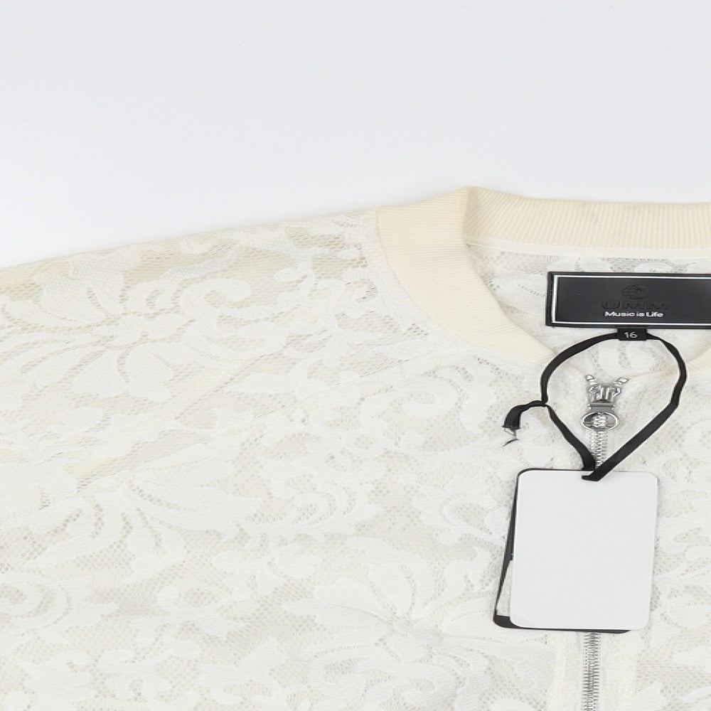 UMM Womens White   Jacket  Size 16