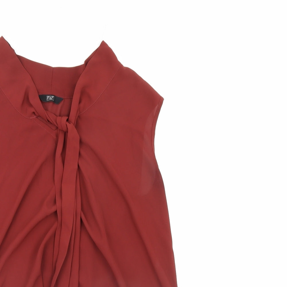 F&F Womens Brown   Basic Blouse Size 16