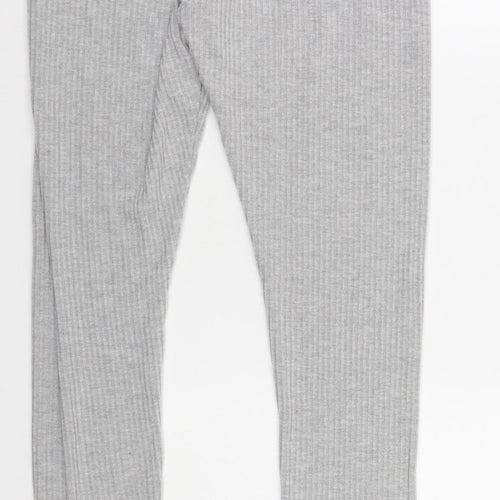Preworn Girls Grey   Jegging Trousers Size 12-13 Years