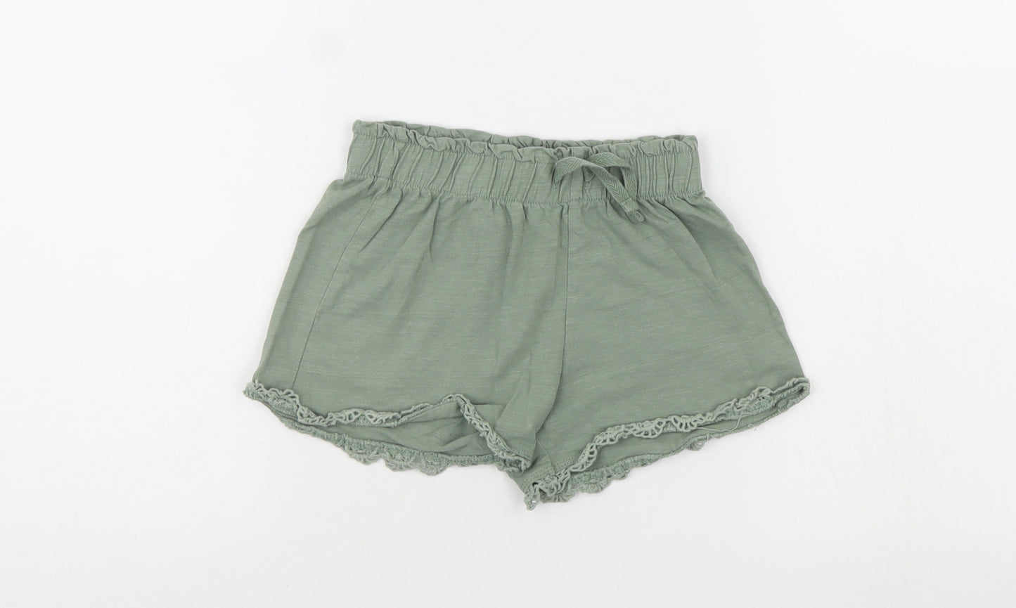 TU Girls Green   Culotte Shorts Size 5 Years