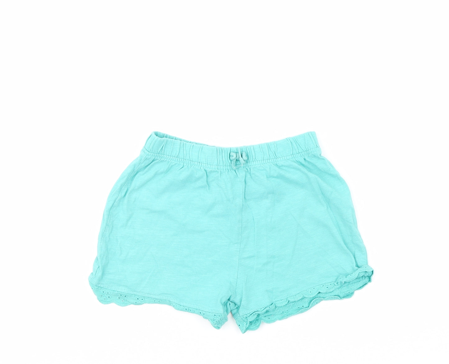 TU Girls Blue   Culotte Shorts Size 6-7 Years