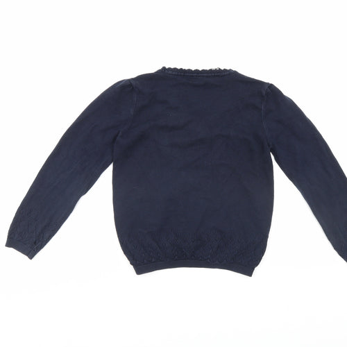 TU Girls Blue   Cardigan Jumper Size 9 Years