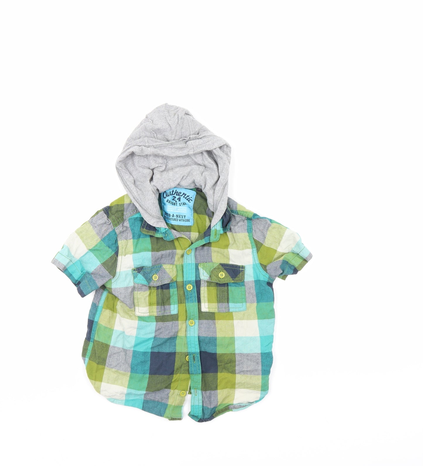 NEXT Boys Multicoloured Check  Basic Casual Size 5-6 Years