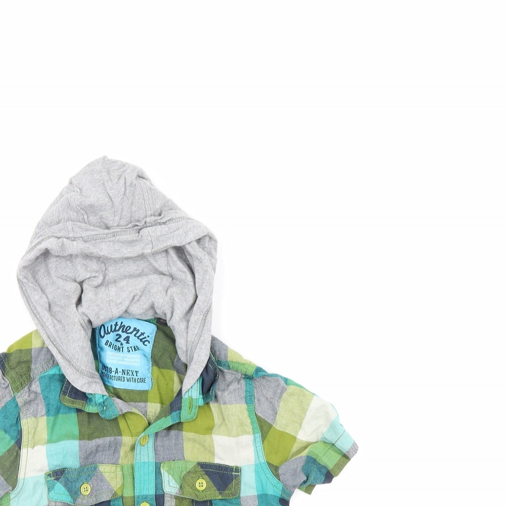 NEXT Boys Multicoloured Check  Basic Casual Size 5-6 Years