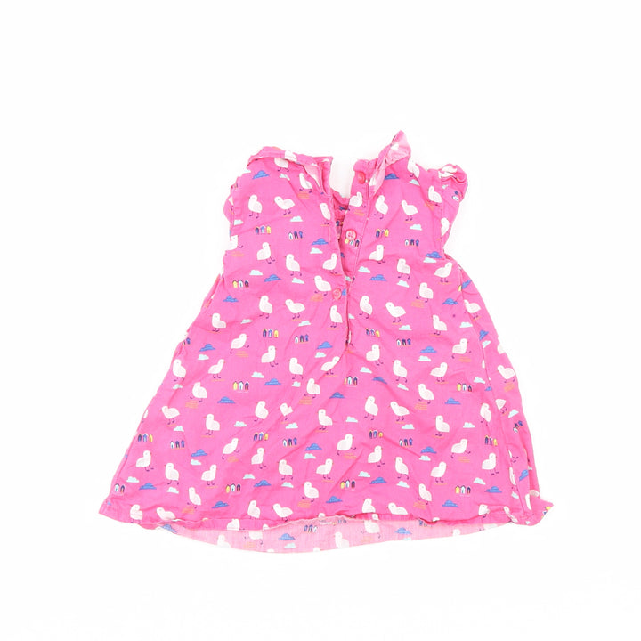 Mini Club Girls Purple T-Shirt Dress Size 3-6 Months
