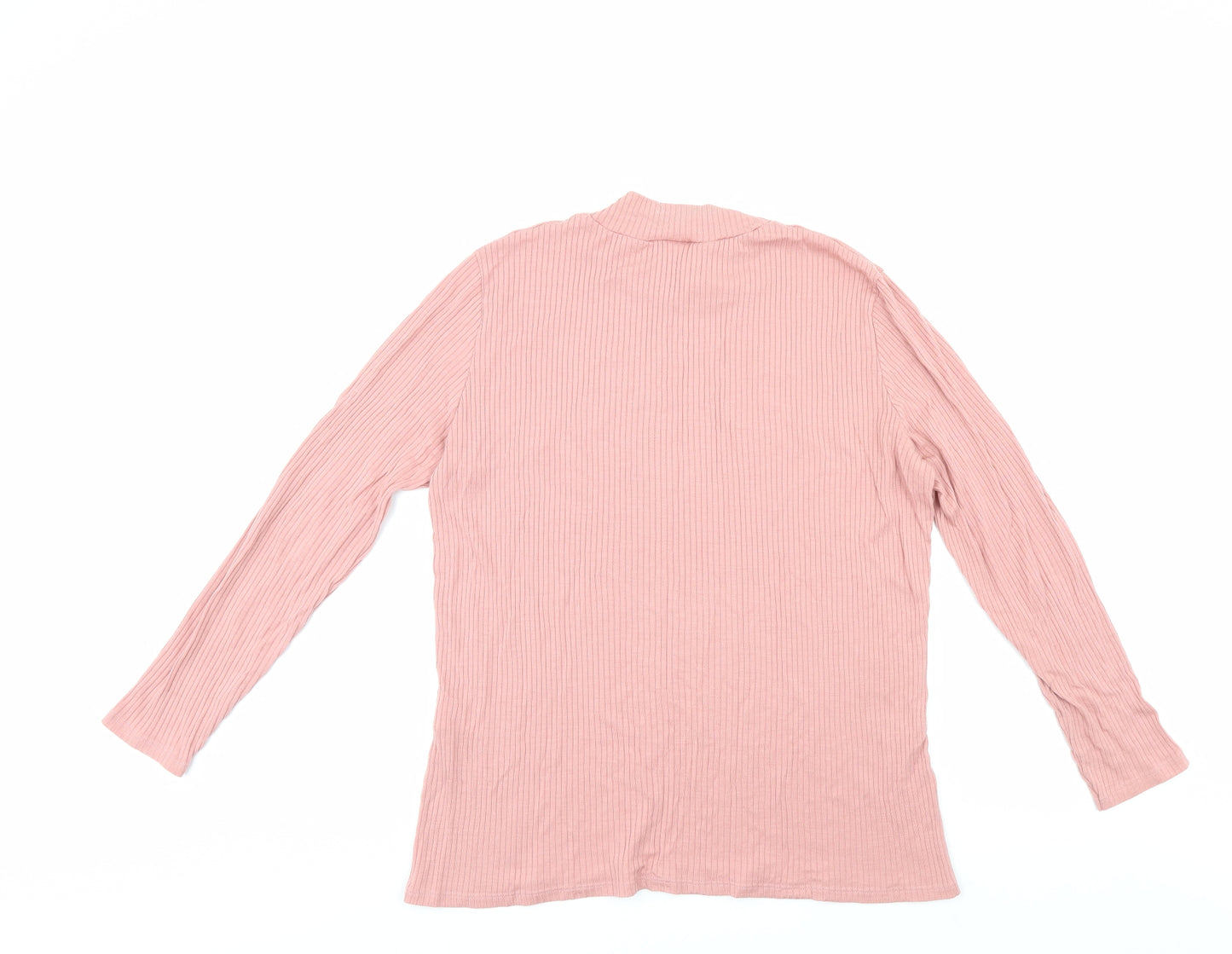 Thermolactyl Mens Pink Striped  Pullover Jumper Size L