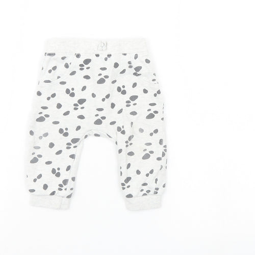 Disney Boys Grey Animal Print  Sweatpants Trousers Size 6-9 Months  - DISNEY