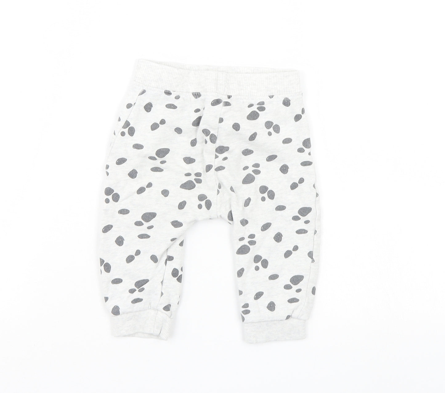 Disney Boys Grey Animal Print  Sweatpants Trousers Size 6-9 Months  - DISNEY
