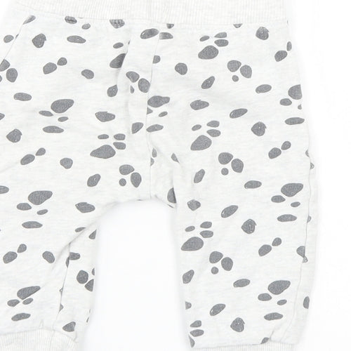 Disney Boys Grey Animal Print  Sweatpants Trousers Size 6-9 Months  - DISNEY