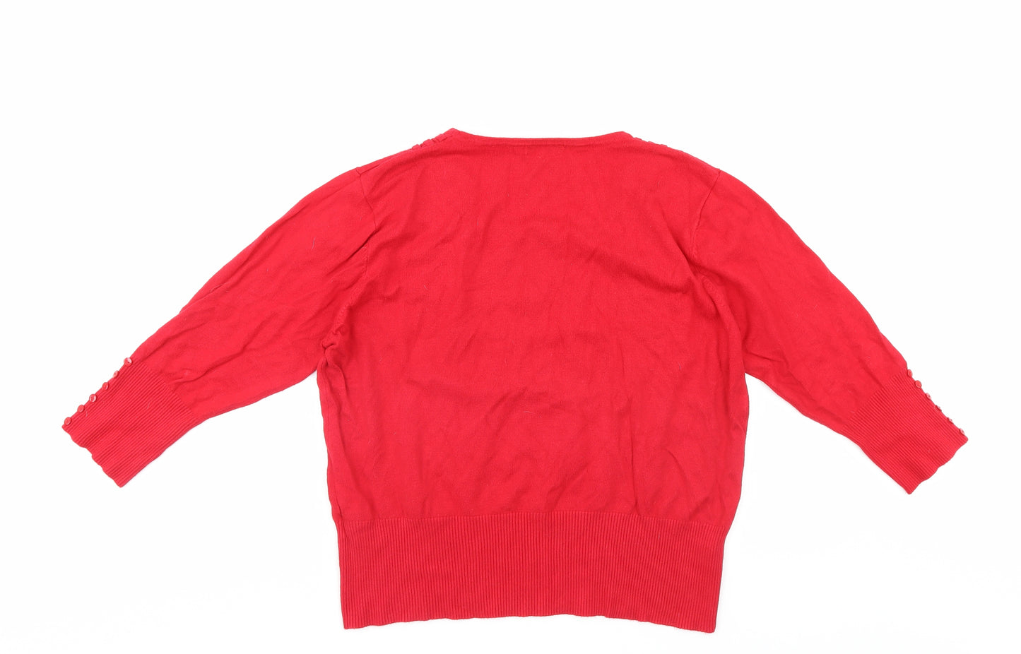 Roman Womens Red   Pullover Jumper Size 20