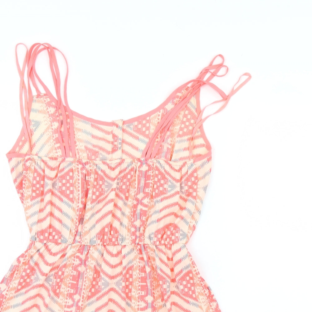 Atmosphere Womens Multicoloured Geometric  A-Line  Size 12