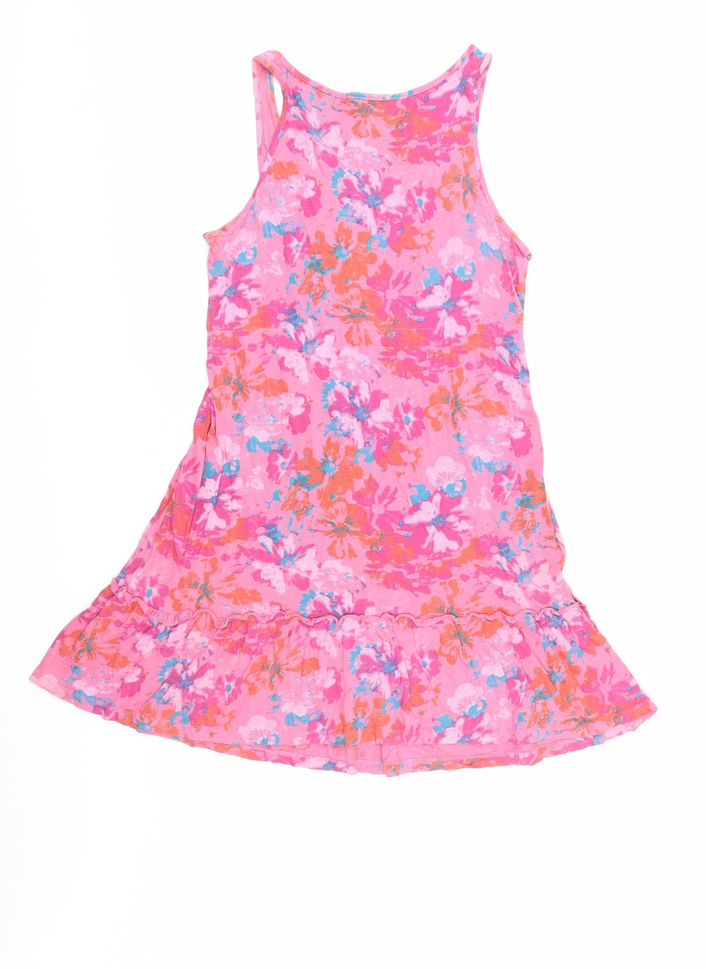 George Womens Pink Floral  Tank Dress  Size 18