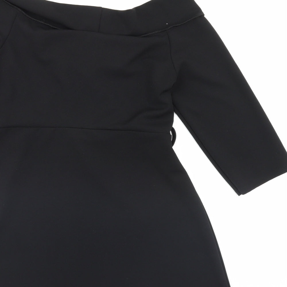 Boohoo Womens Black   A-Line  Size 12