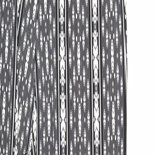 QED London Womens Black Geometric  Jumpsuit One-Piece Size 8