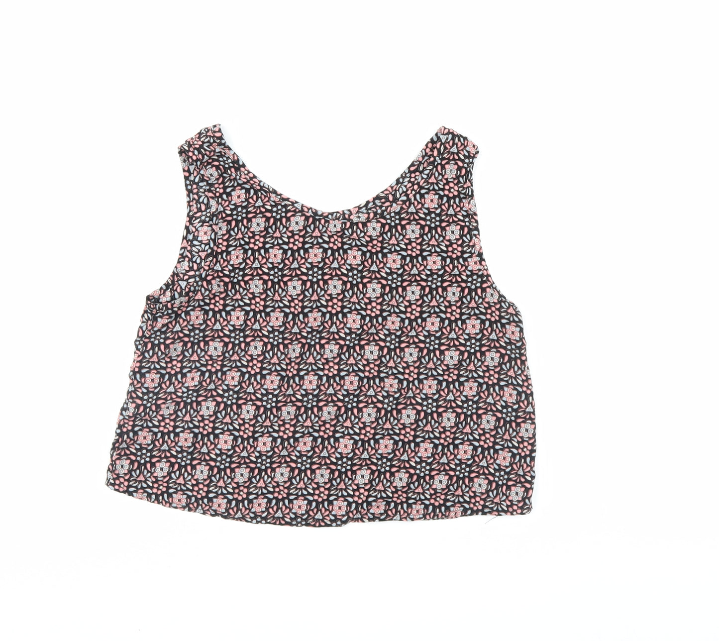 Select Womens Multicoloured   Cropped Blouse Size 10
