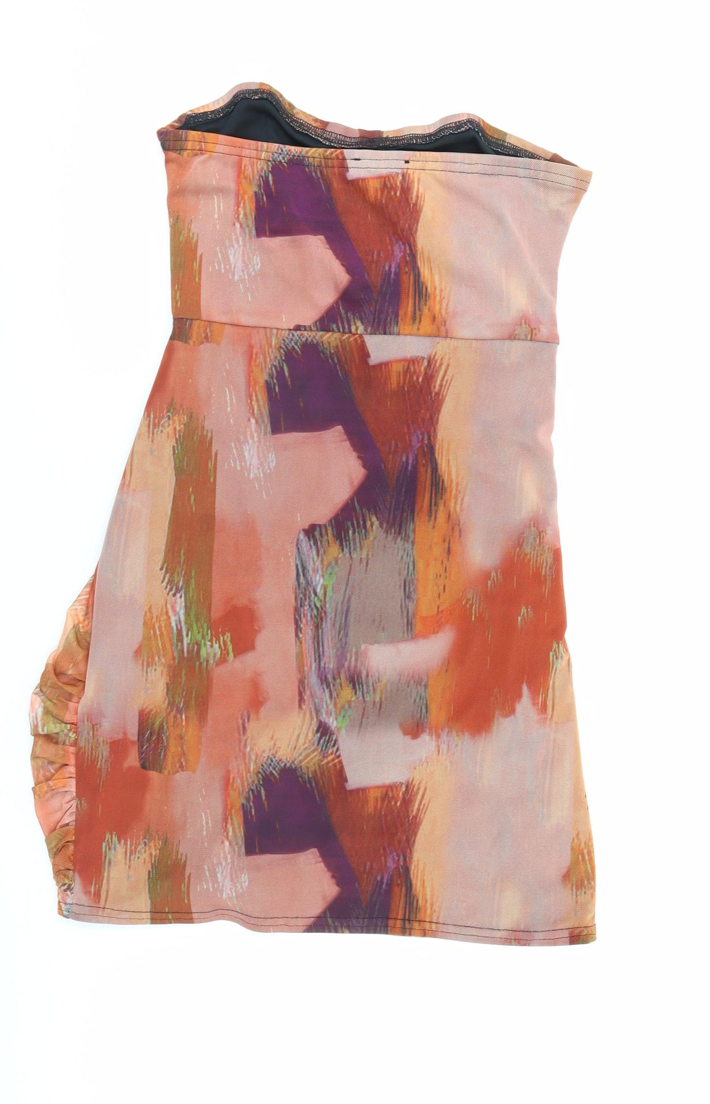 PRETTYLITTLETHING Womens Multicoloured   Slip Dress  Size 10