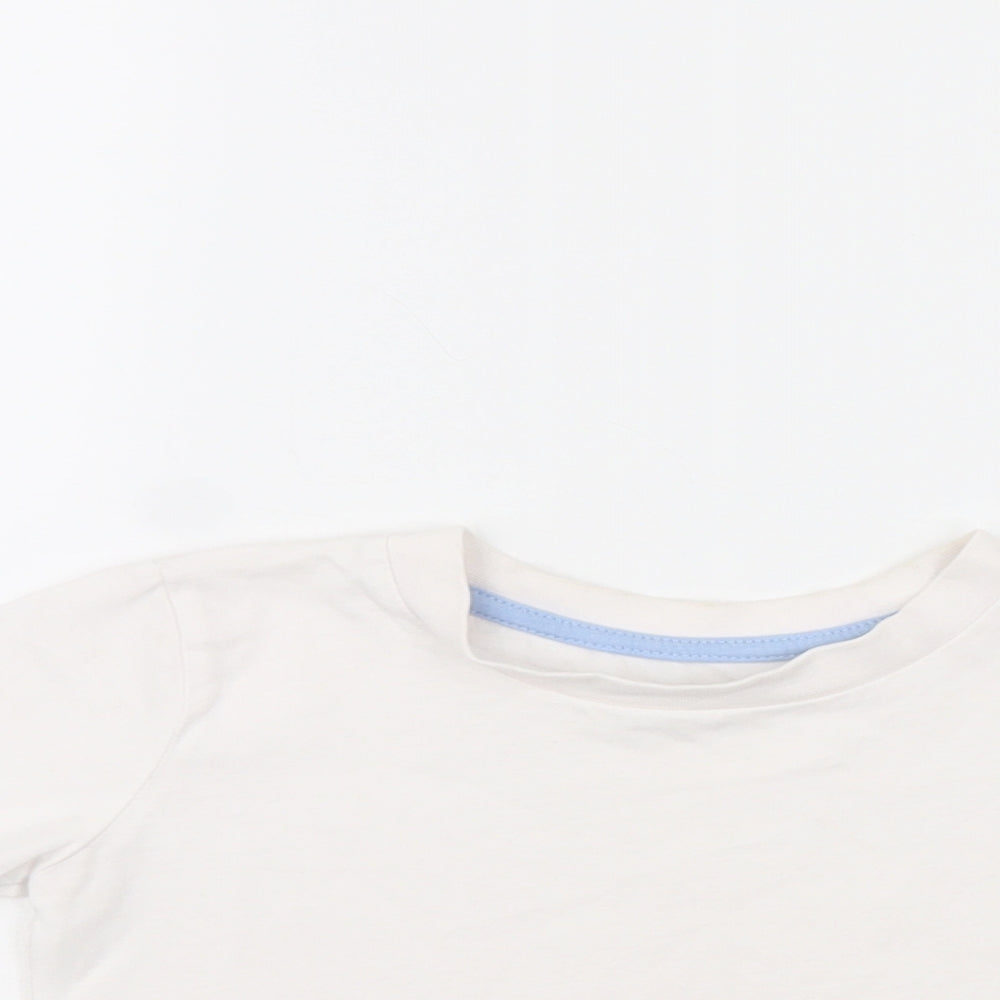 Primark Boys White   Pullover Jumper Size 2-3 Years