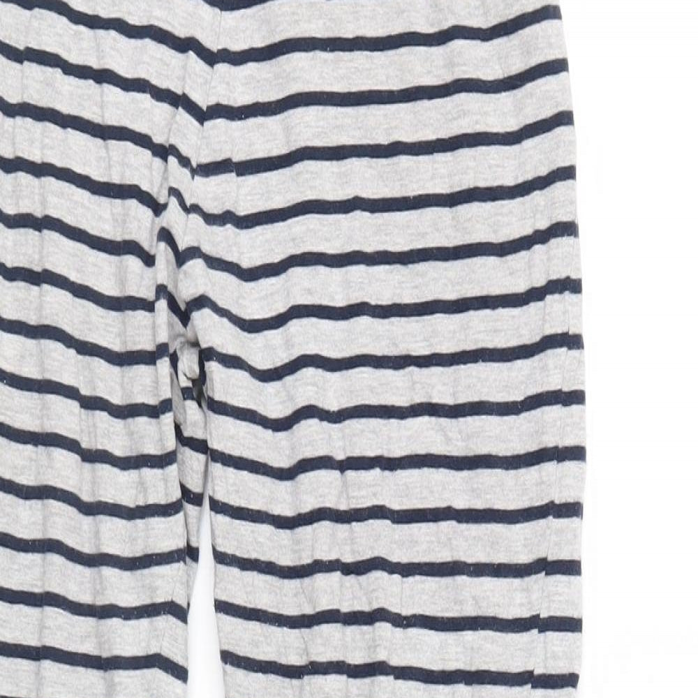 NEXT Womens Grey Striped   Pyjama Pants Size 6