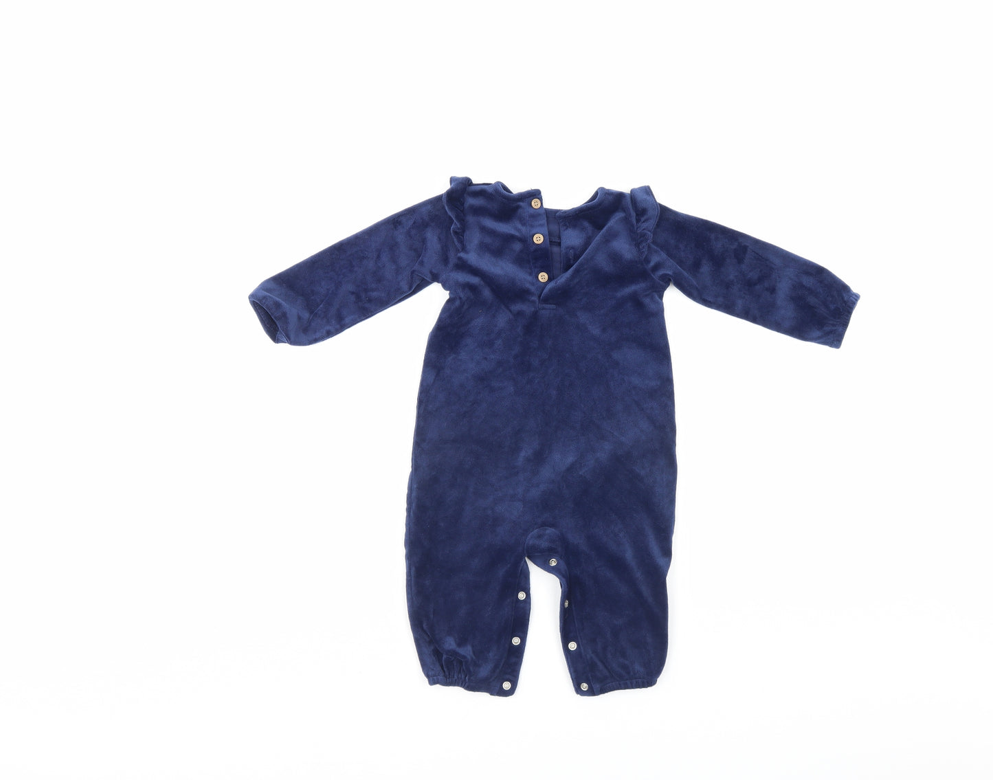 TU Boys Blue   Babygrow One-Piece Size 9-12 Months