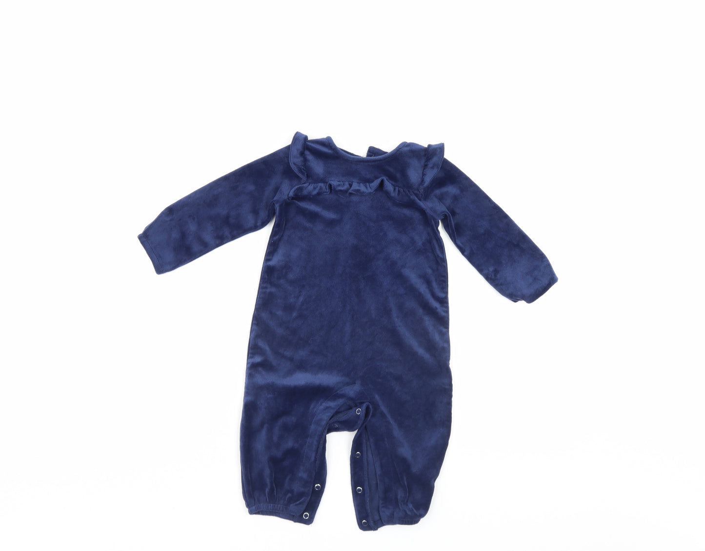 TU Boys Blue   Babygrow One-Piece Size 9-12 Months