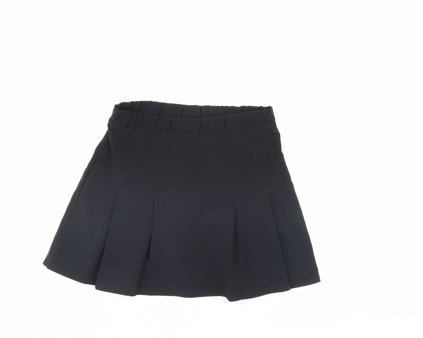 F&F Girls Black   Pleated Skirt Size 7-8 Years