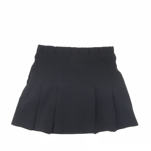 F&F Girls Black   Pleated Skirt Size 7-8 Years