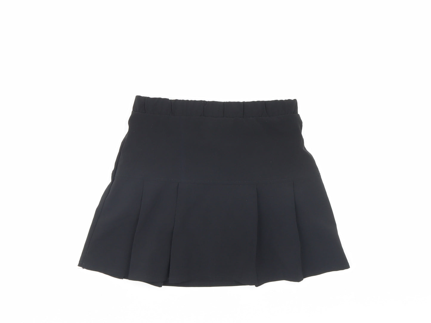 F&F Girls Black   Pleated Skirt Size 7-8 Years
