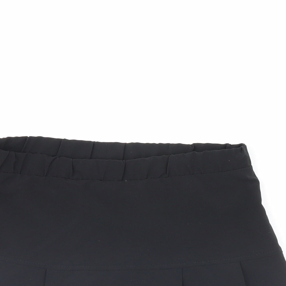 F&F Girls Black   Pleated Skirt Size 7-8 Years