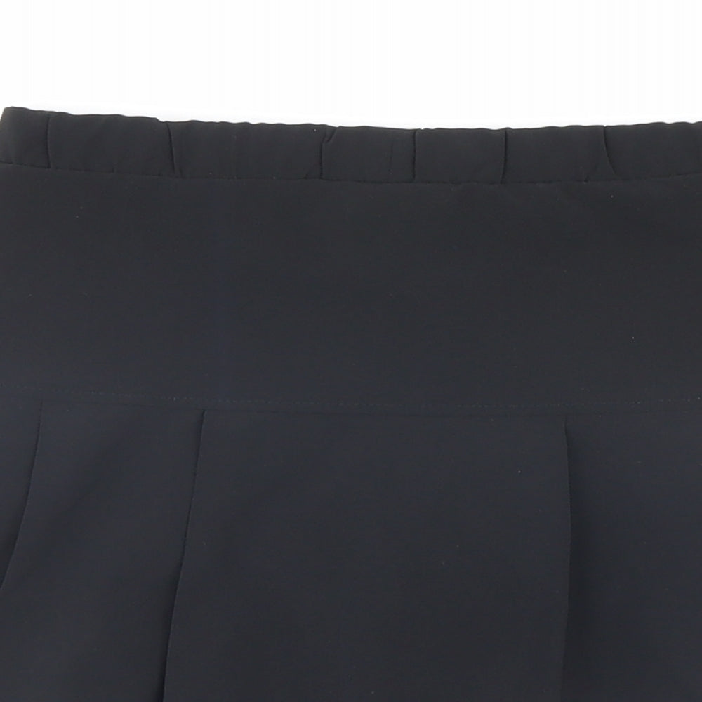 F&F Girls Black   Pleated Skirt Size 7-8 Years