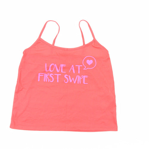 Boohoo Womens Red   Basic Tank Size 10