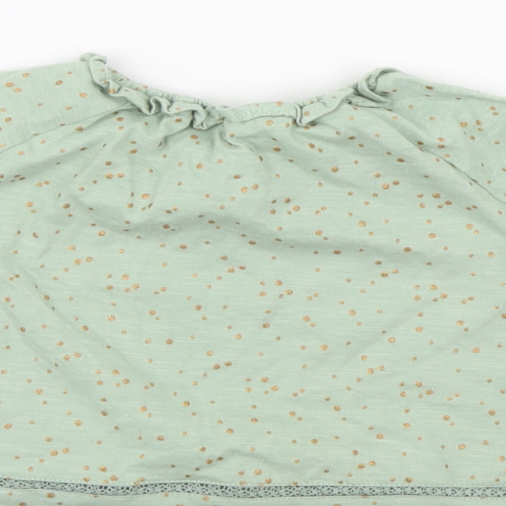 NEXT Girls Green Polka Dot  A-Line  Size 9-12 Months